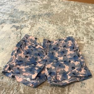 J crew floral print shorts